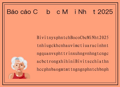 Báo cáo Cờ bạc Mới Nhất 2025