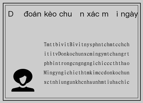 Dự đoán kèo chuẩn xác mỗi ngày