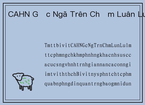 CAHN Gục Ngã Trên Chấm Luân Lưu