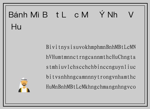 Bánh Mì Bột Lọc Mụ Ý Nhớ Vị Huế