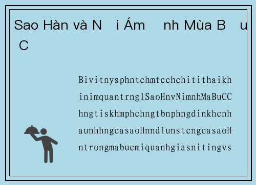 Sao Hàn và Nỗi Ám Ảnh Mùa Bầu Cử